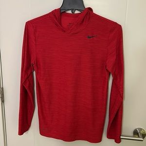 Nike dri fit hooded running pullover